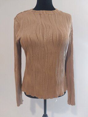 Pretty Garden spandex waffle shirt